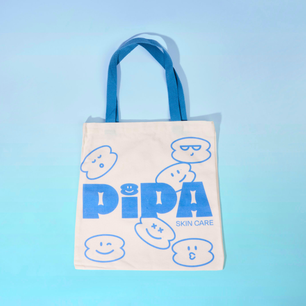 Pipa Tote spacious durable eco-friendly shopping bag for skincare orders