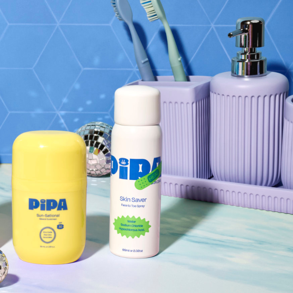 Sun Saver Duo mineral sunscreen and skin saver hypochlorous acid spray for broad-spectrum sun protection and soothing care