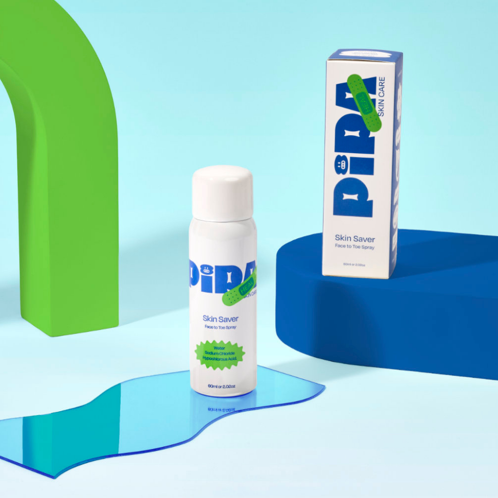 Skin Saver face and body spray with Hypochlorous Acid for acne and irritation relief