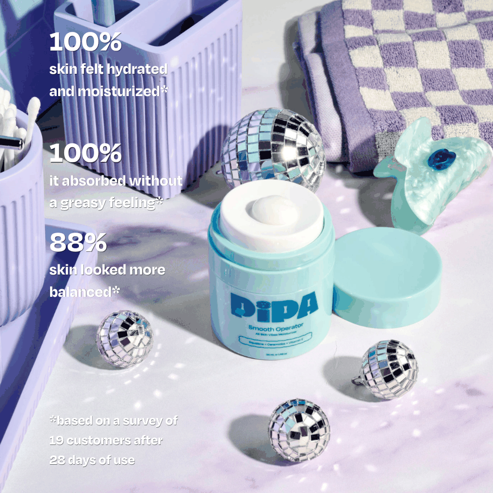 Smooth Operator lightweight moisturizer for kids skin with squalene niacinamide and ceramides