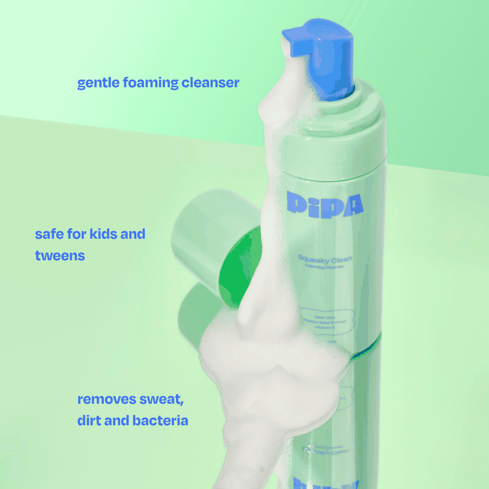 Clean Saver Duo skincare set with Squeaky Clean Cleanser and Skin Saver Hypochlorous Acid Spray for clear, balanced skin